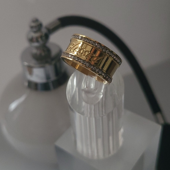 "Blessed" Affirmation Ring - Picture 3 of 6